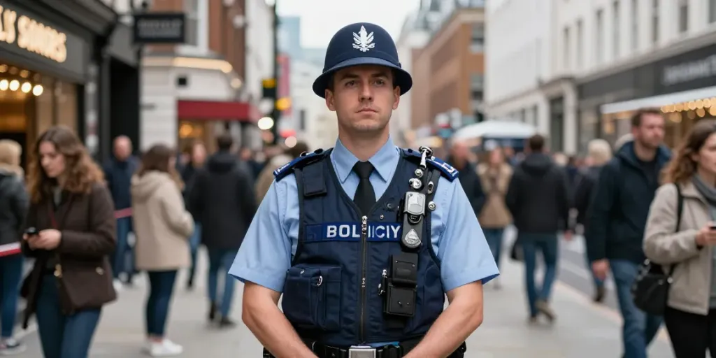 Security Guard monitoring event to ensure community safety