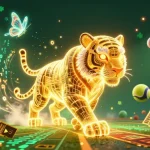 Experience the excitement of keo nha cai in a vibrant digital casino scene with dynamic sports elements.