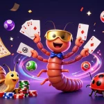 Hitclub features an exciting, colorful 3D casino scene with a cartoon dealer and high-roller.