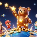Experience sunwin's thrilling atmosphere with a vibrant constellation-themed casino scene showcasing engaging gaming elements.