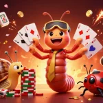 Engage in thrilling gameplay at Sunwin, featuring a lively scene of cartoon characters dealing cards with excitement.